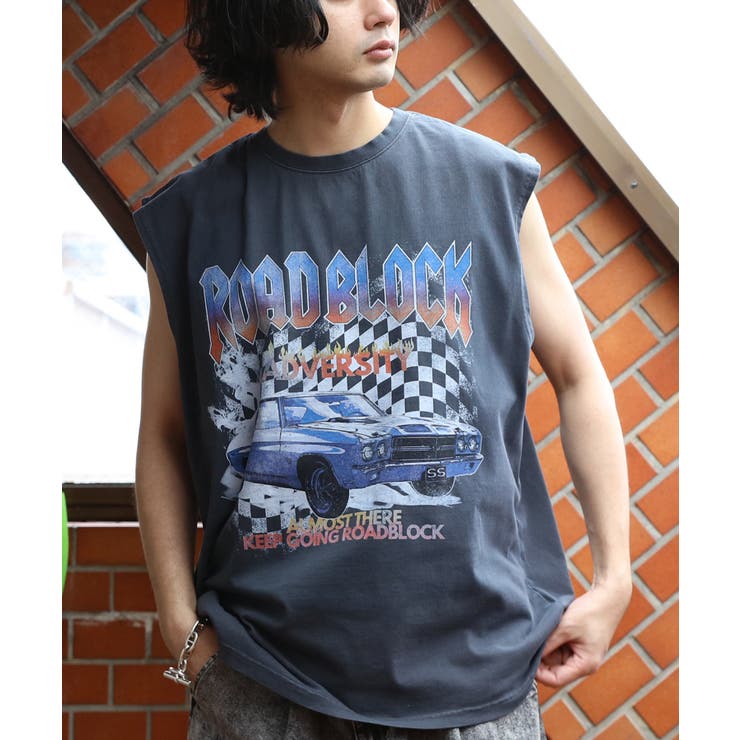 BigシルエットチェックP✖️リメイクシャツ✖️バンドノースリーブtee BigシルエットチェックP✖️リメイクシャツ✖️バンド