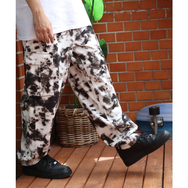 タイダイ | プリントカーゴパンツ メンズ カーゴパンツ ミリタリー 軍モノ    | 8（eight） 