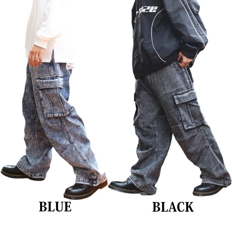 JEANS DE ART デニム カーゴパンツ ARUGE カーゴパンツ メンズ ジョガーパンツ デニムカーゴ デニム