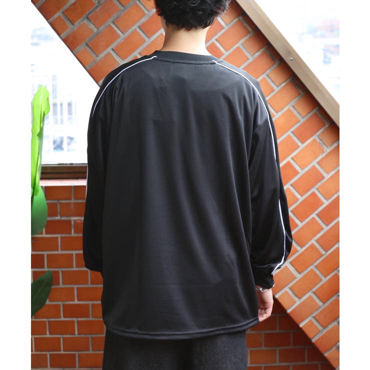3色 ロングTシャツ ゲームシャツ ユニフォーム風 スポーティ ロッキーモンロー Rocky Monroe ゲームシャツ ロンT 襟付き