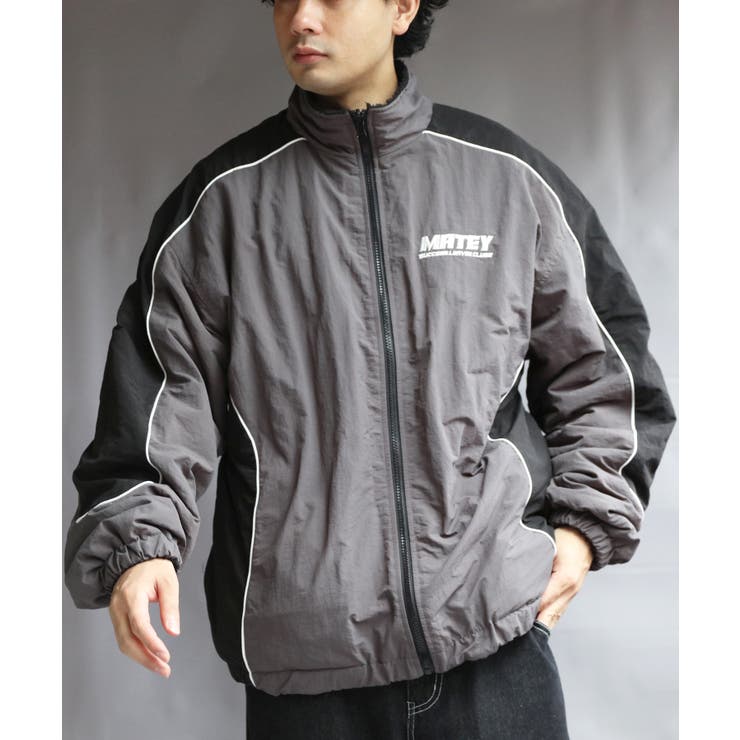 パイピングナイロンブルゾン メンズ ブルゾン リバーシブル [品番  
