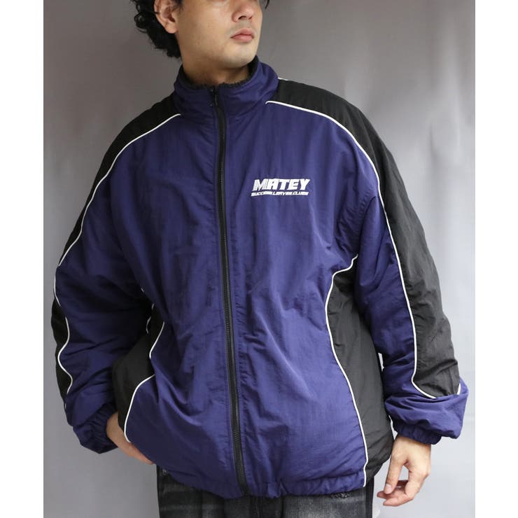 パイピングナイロンブルゾン メンズ ブルゾン リバーシブル [品番  