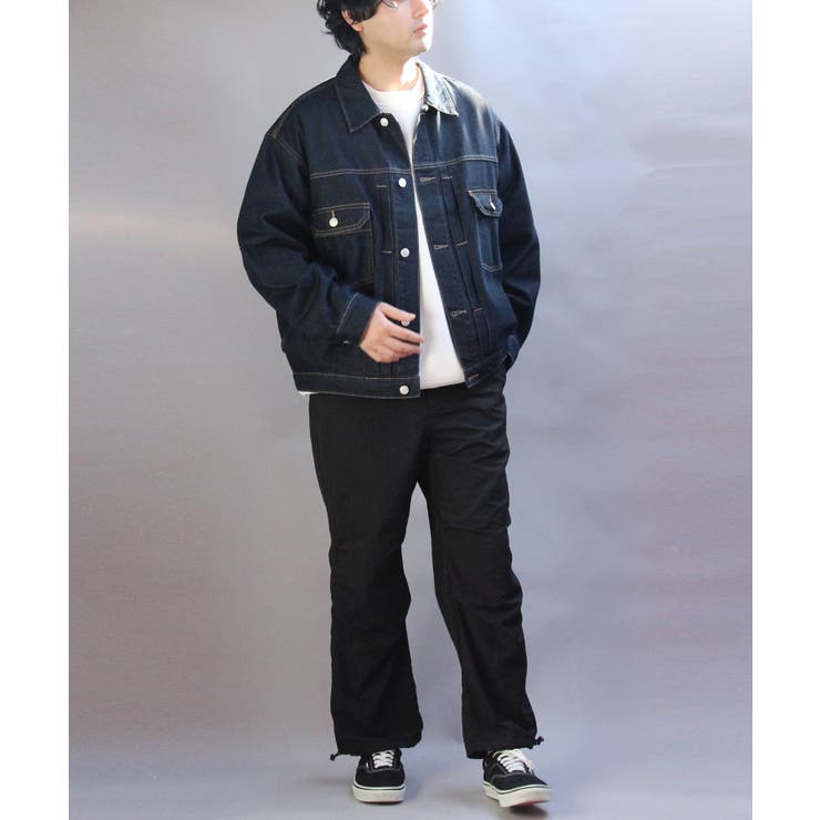 デニムジャケット gジャン ビッグシルエットデニムジャケット　ブルー アングリッド Ungrid ビッグシルエットデニムジャケット