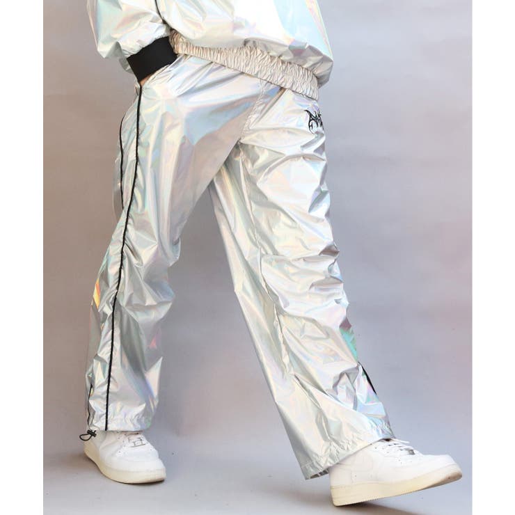 【新品】【格安】サイバーデザインシャイニープルオーバー / オーバーパンツ サイバーデザインシャイニーオーバーパンツ メンズ セットアップ [品番