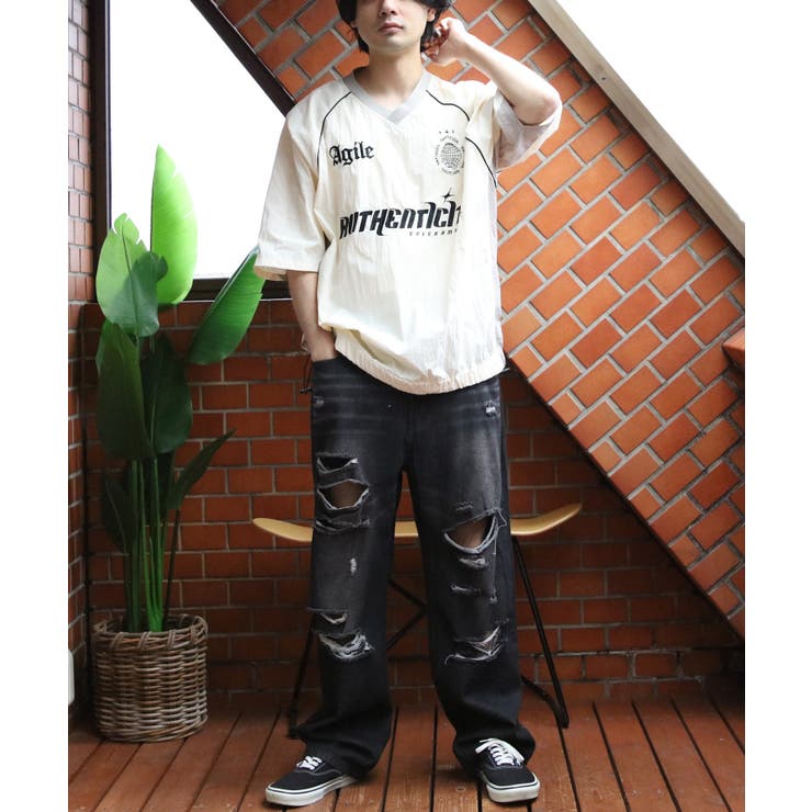 ユニフォームデザイン 半袖 Tシャツ ナイロンプルオーバー サッカー  | 8（eight）  | 詳細画像5 