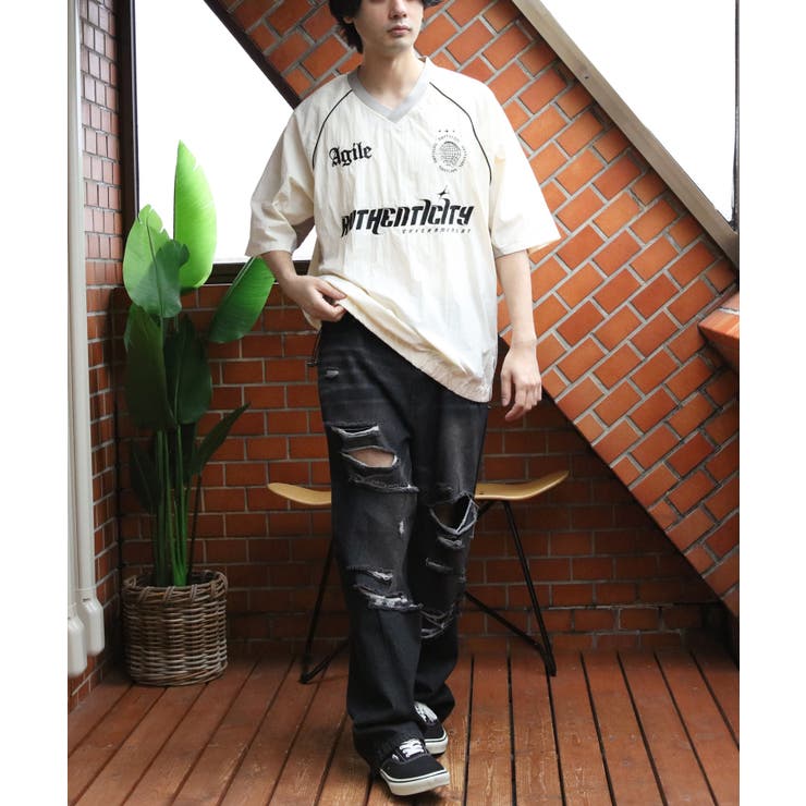 ユニフォームデザイン 半袖 Tシャツ ナイロンプルオーバー サッカー  | 8（eight）  | 詳細画像10 
