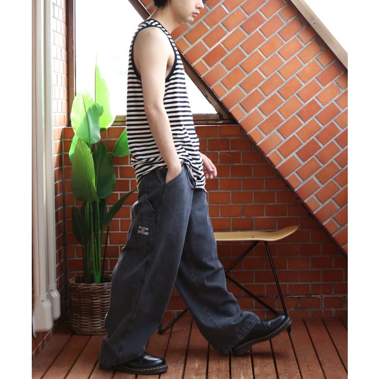 ダメージ加工 タンクトップ メンズ ヴィンテージ クラッシュ加工  | 8（eight）  | 詳細画像9 