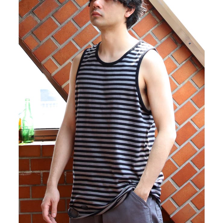 ダメージ加工 タンクトップ メンズ ヴィンテージ クラッシュ加工  | 8（eight）  | 詳細画像32 