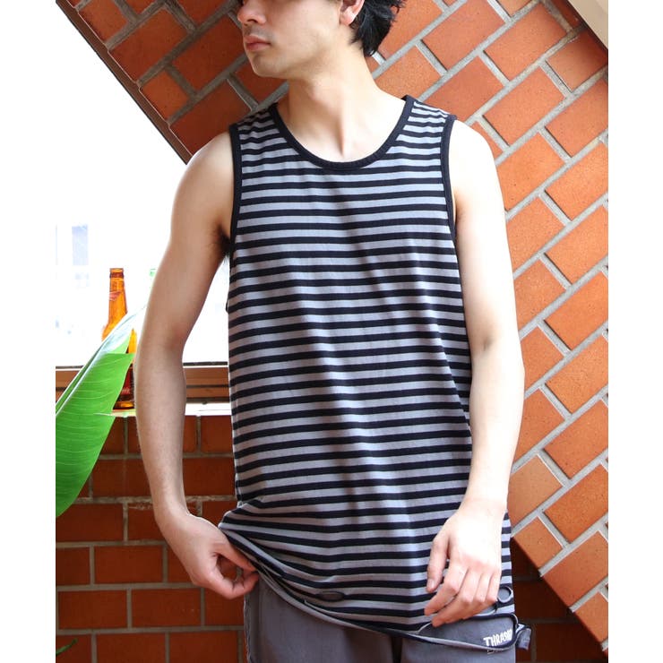 ダメージ加工 タンクトップ メンズ ヴィンテージ クラッシュ加工  | 8（eight）  | 詳細画像34 