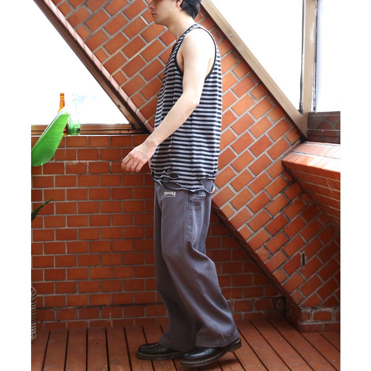 ダメージ加工 タンクトップ メンズ ヴィンテージ クラッシュ加工  | 8（eight）  | 詳細画像37 