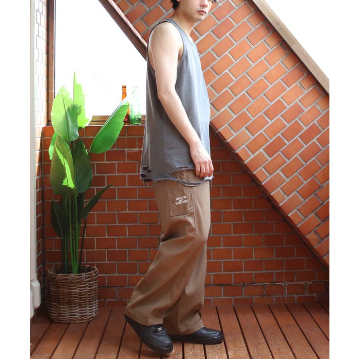 ダメージ加工 タンクトップ メンズ ヴィンテージ クラッシュ加工  | 8（eight）  | 詳細画像48 