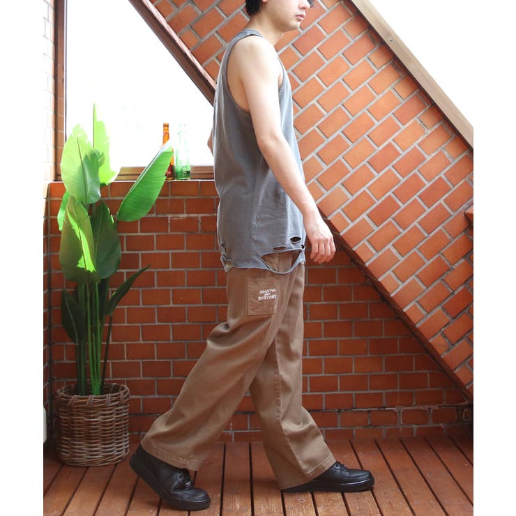 ダメージ加工 タンクトップ メンズ ヴィンテージ クラッシュ加工  | 8（eight）  | 詳細画像49 