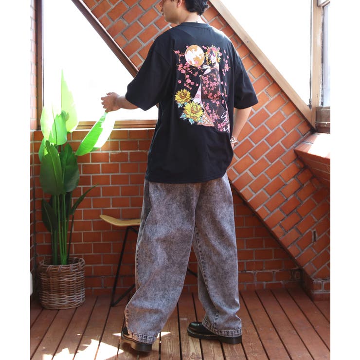 和柄刺繍Tシャツ メンズ Tシャツ 半袖 和柄 刺繍 ユニセックス  | 8（eight）  | 詳細画像21 