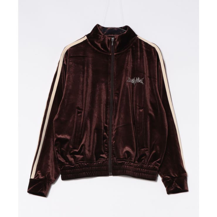 y2k 希少 初期　LGB ベロア トラックジャケット　ボクサー　Ｗジップ　黒 ベロアトラックジャケット メンズ ジャージ セットアップ [品番