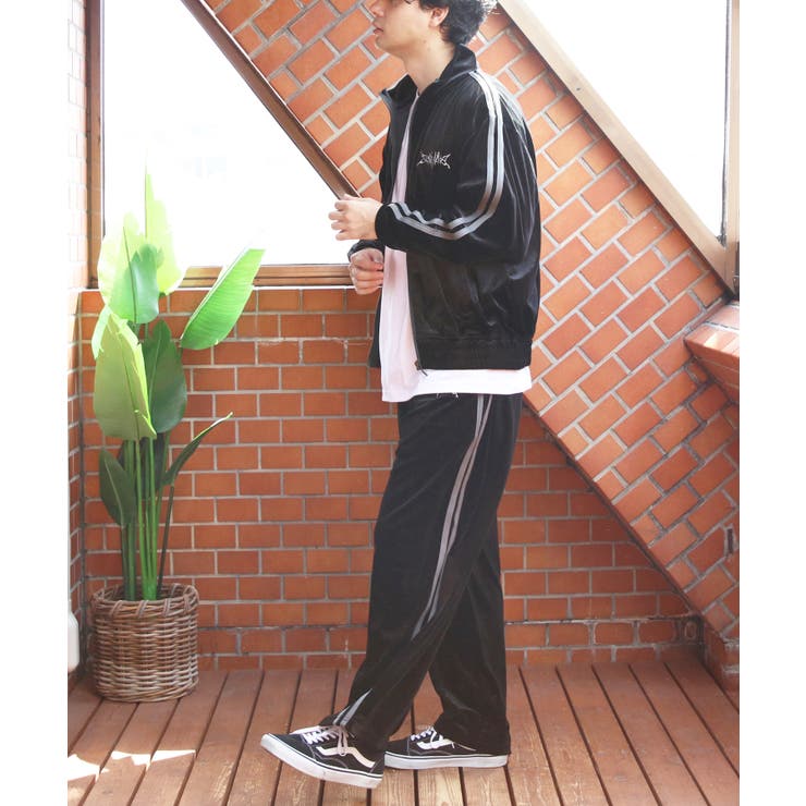 ベロアトラックジャケット メンズ ジャージ セットアップ  | 8（eight）  | 詳細画像13 