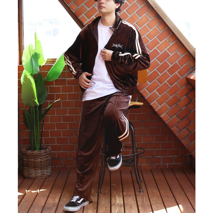 ベロアトラックジャケット メンズ ジャージ セットアップ  | 8（eight）  | 詳細画像24 