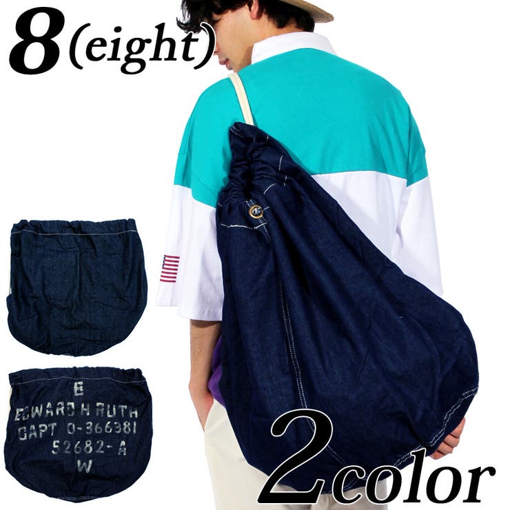 ランドリーバッグ メンズ デニム全2色[品番：EH000004722]｜8（eight