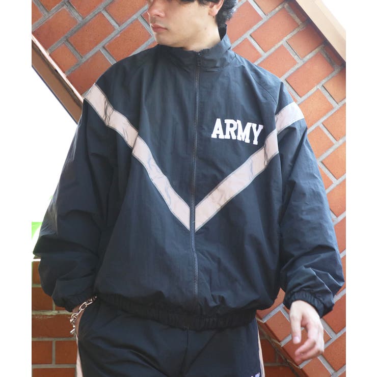 ARMY IPFU ナイロンジャケット ネイビー　L 楽天市場】米軍タイプ ARMY IPFUジャケット ジャージジャケット