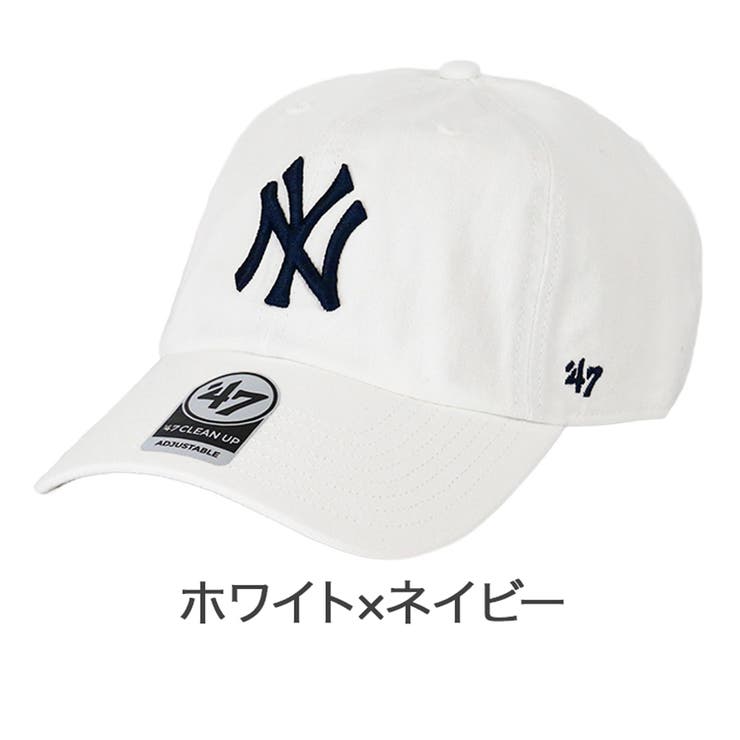 ホワイト×ネイビー | 47Brand キャップ ニューヨーク | 99HeadwearShop【WOMEN】