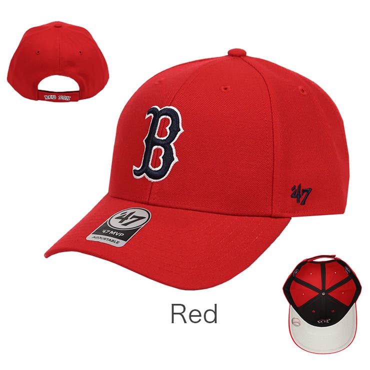 Red | 47Brand キャップ MVP | 99HeadwearShop【WOMEN】