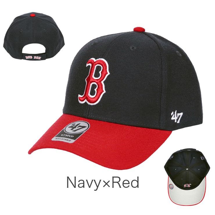 Navy×Red | 47Brand キャップ MVP | 99HeadwearShop【WOMEN】