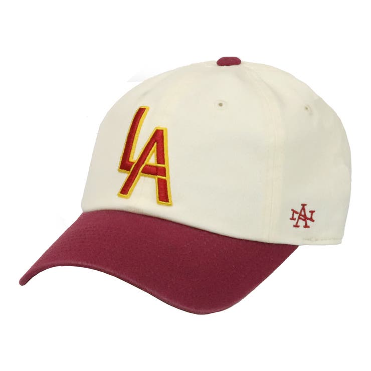 2.Ivory×Burgundy | アメリカンニードル キャップ LA | 99HeadwearShop【WOMEN】