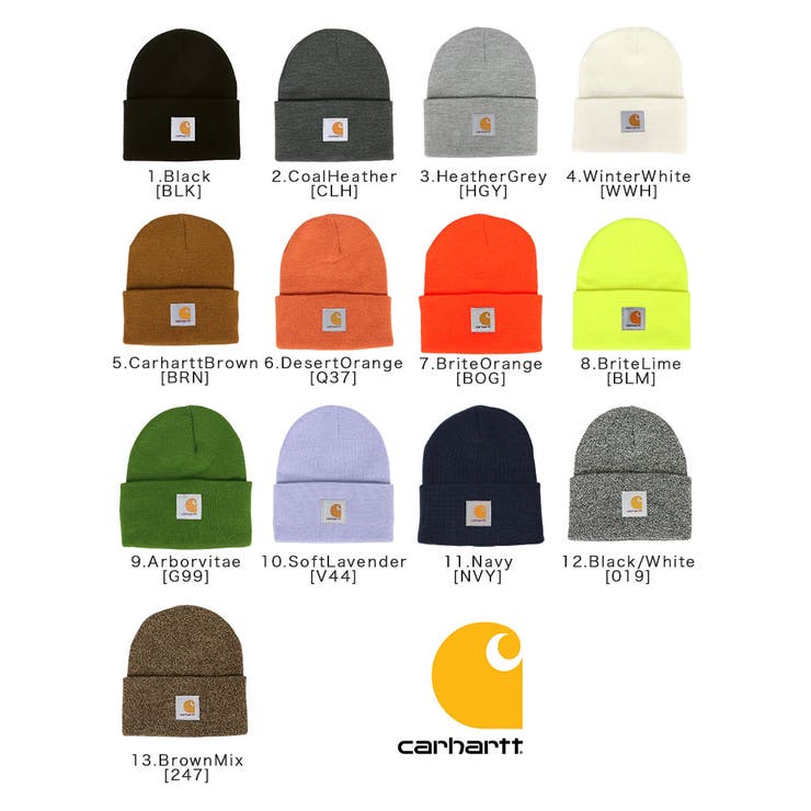 Carhartt カーハート カフビーニー ワッチニット帽 : ONSPOTZ