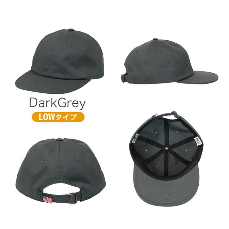 DarkGrey(LOW) | クーパーズタウンボールキャップ 無地 Cooperstown | 99HeadwearShop【WOMEN】