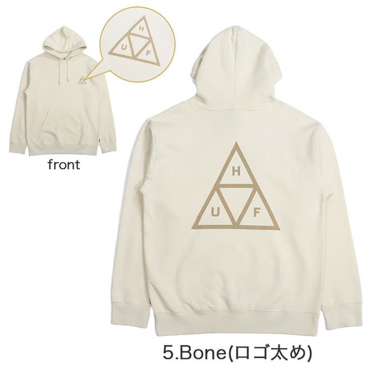 HUF ハフ パーカー 『人気モデル』両面ロゴ バックロゴ 完売品 ホワイトM HUF ハフ パーカー 『人気モデル』両面ロゴ バックロゴ 完売品