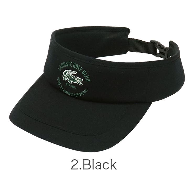 新品　LACOSTE ブラック バイザー　ラコステ　ゴルフ　定価16000円 楽天市場】【セール 60％OFF】ラコステ サンバイザー バイザー