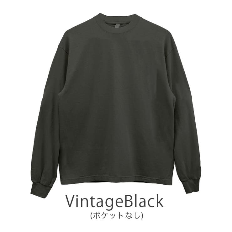 VintageBlack(ポケットなし) | ロサンゼルスアパレル ロスアパ ロンT | 99HeadwearShop【WOMEN】