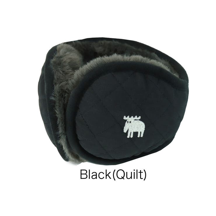 Black(Quilt) | moz モズ イヤーマフ | 99HeadwearShop【WOMEN】