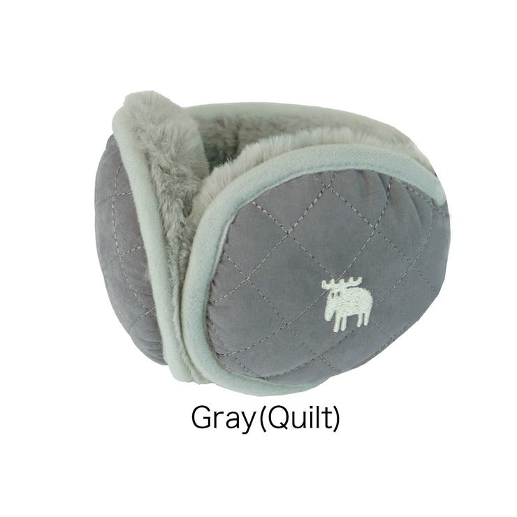 Gray(Quilt) | moz モズ イヤーマフ | 99HeadwearShop【WOMEN】