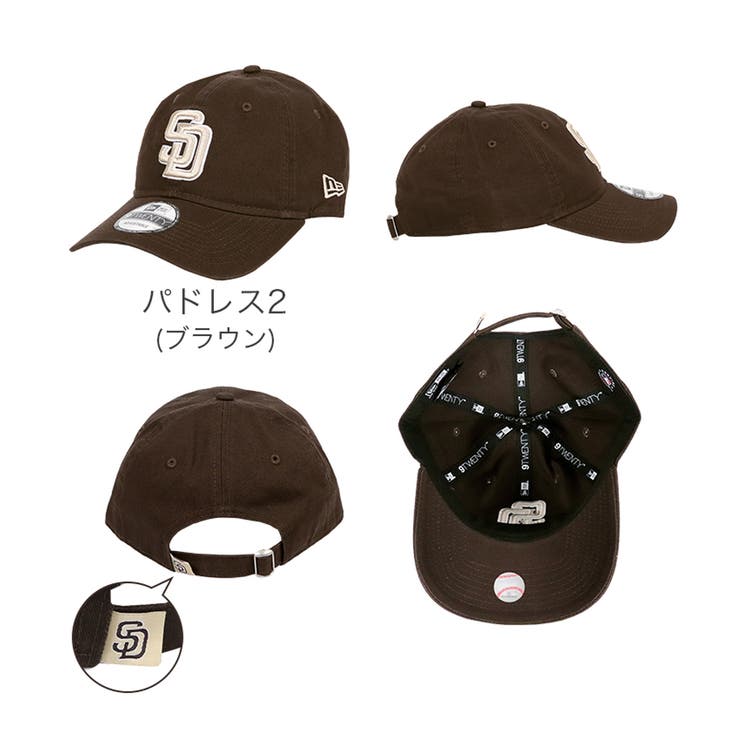 【海外限定】 パドレス 9TWENTY ブラウン イエロー アジャスタブル ① 9TWENTY Pink Undervisor Series サンディエゴ・パドレス