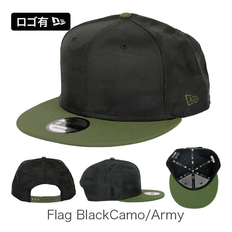 Flag BlackCamo/Army | 9FIFTY_全10色【NEW ERA NEWERA | 99HeadwearShop【WOMEN】