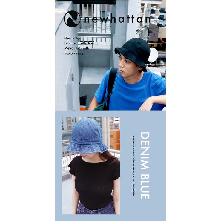 Tento ハット newhattan テニスハット メトロハット バケットハット コットン