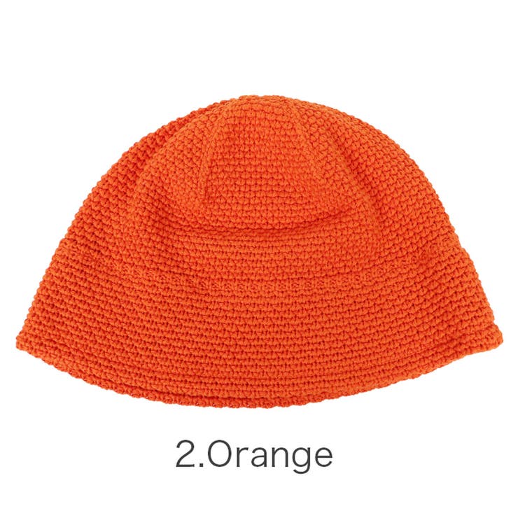 コットンニットハット クロシェハット クラッシャーハット[品番 コットンニットハット クロシェハット クラッシャーハット[品番