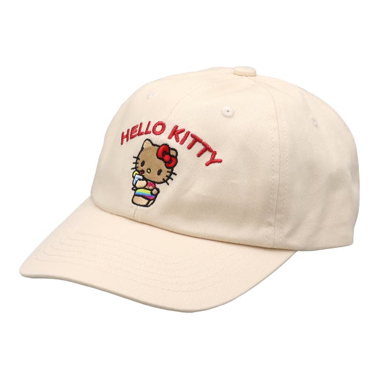 3.キティ(ベージュ) | 日焼けキティ キャップ キティちゃん | 99HeadwearShop【WOMEN】