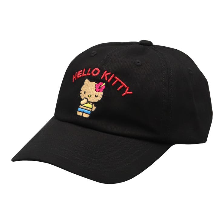 1.キティ(ブラック) | 日焼けキティ キャップ キティちゃん | 99HeadwearShop【WOMEN】