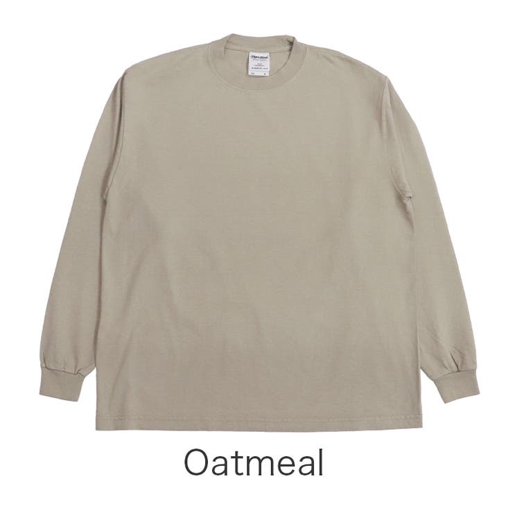 Oatmeal | ヘビーウェイト ロンT 厚手 | 99HeadwearShop