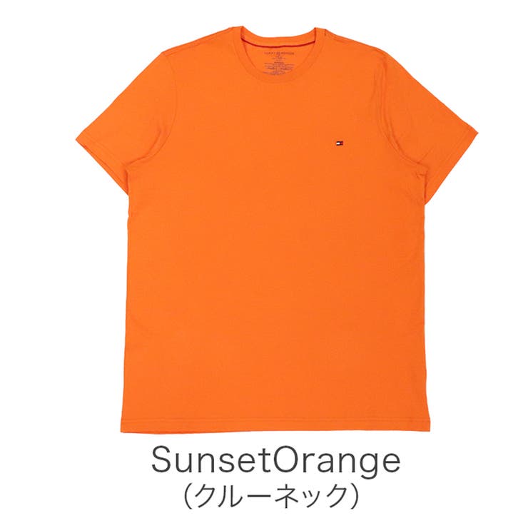 SunsetOrange(クルーネック) | トミーヒルフィガー Tシャツ 半袖 | 99HeadwearShop【WOMEN】