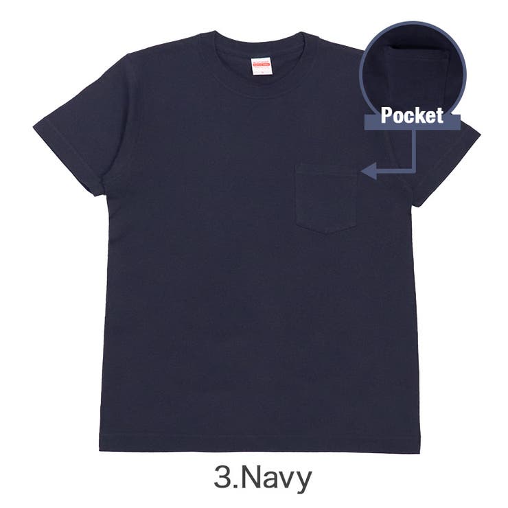 24時間限定タイムセール ユナイテッドアスレ ポケット Tシャツ[品番：OTCM0000520 トップス