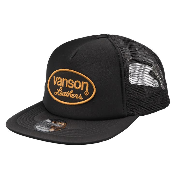 1.Black | VANSON メッシュキャップ トラッカーキャップ | 99HeadwearShop