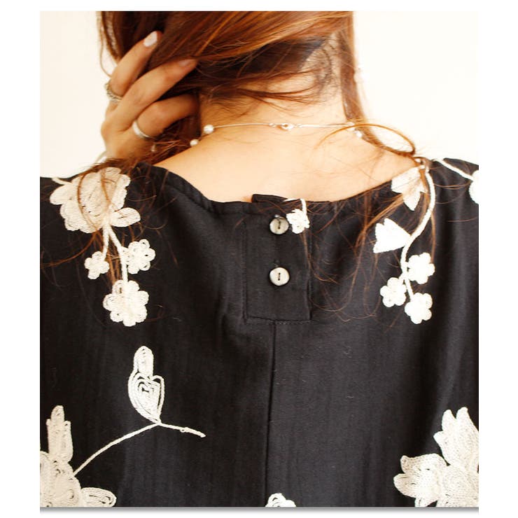 大人の余裕、華やかブラック。レディース ファッション ワンピース | Sawa a la mode | 詳細画像17 