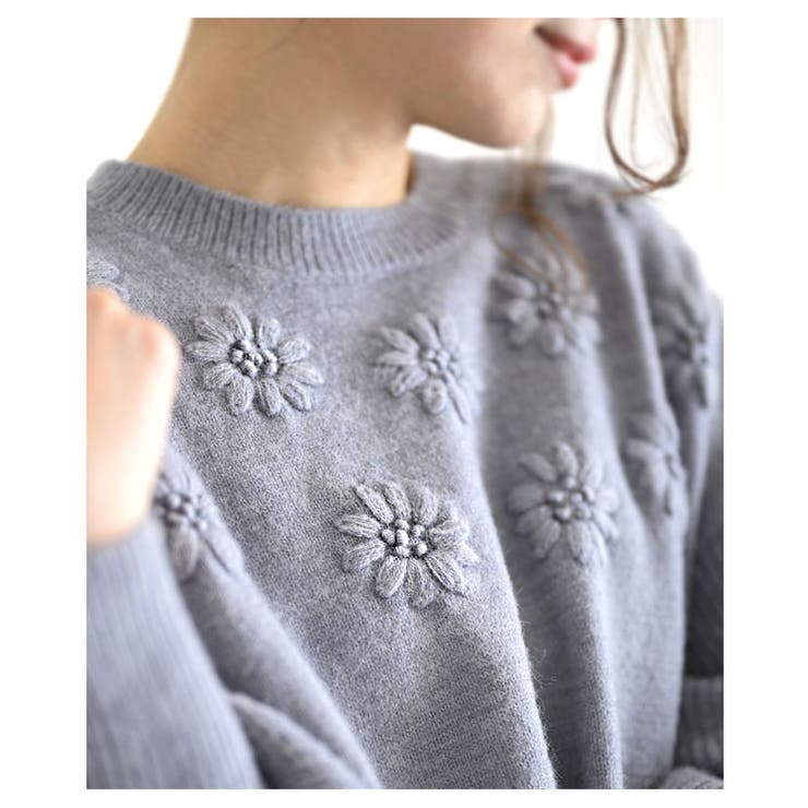 花柄毛糸刺繍の品あるぽわん袖ニット トップス 長袖 品番 Slmw Sawa A La Mode サワアラモード のレディースファッション通販 Shoplist ショップリスト 花柄毛糸刺繍の品あるぽわん袖ニット トップス 長袖 品番 Slmw Sawa A La Mode サワアラモード のレディースファッション通販 Shoplist ショップリスト