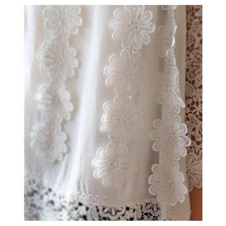 花刺繍レースが可愛らしいふんわりブラウス。レディース ファッション トップス | Sawa a la mode | 詳細画像28 
