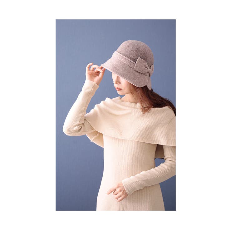 レトロな高級感に包まれるリボンウールハット レディース ファッション[品番：SLMW0008681]｜Sawa a la mode（サワアラモード  ）のレディースファッション通販｜SHOPLIST（ショップリスト）