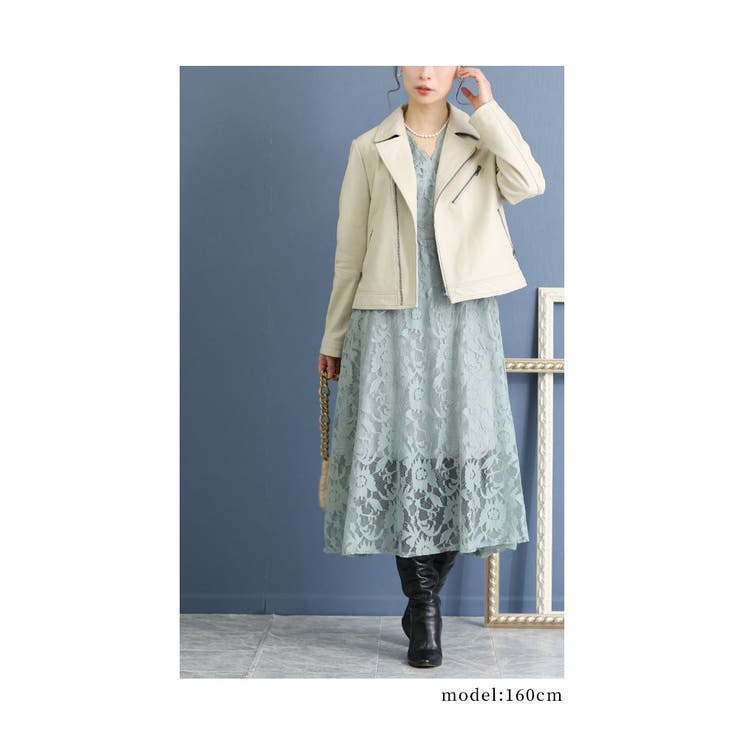 羽織るだけで高級感溢れる上質ラムレザージャケット レディース ファッション | Sawa a la mode | 詳細画像4 