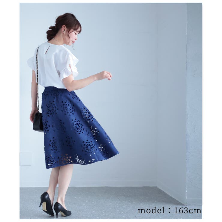 抜ける美しさで、映えるコーデ。ボトムス スカート ハーフ丈 | Sawa a la mode | 詳細画像9 