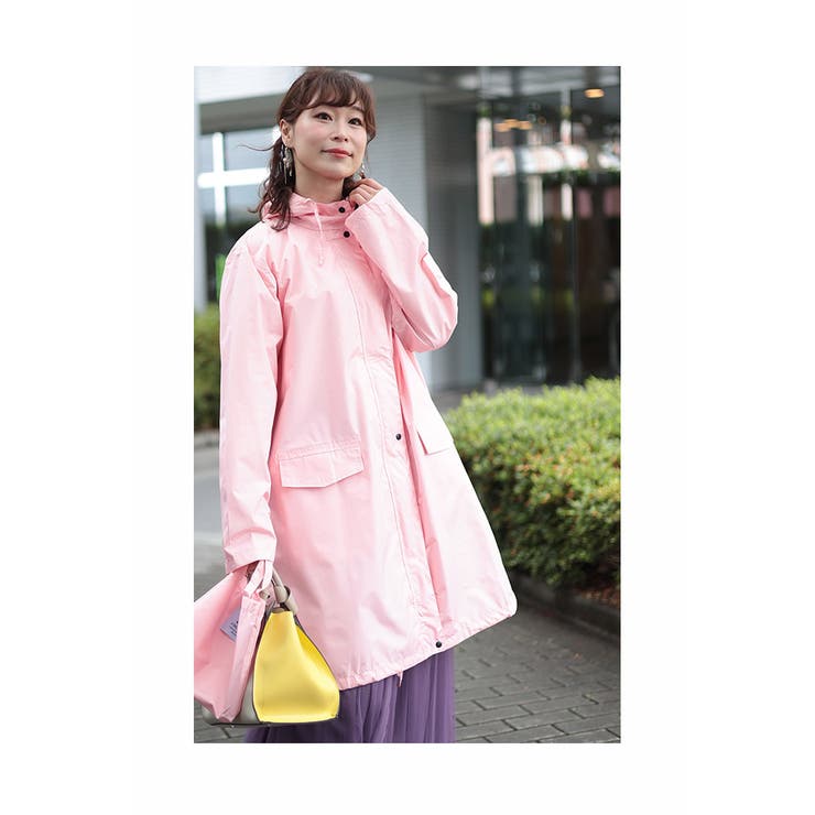 雨の日が楽しくなる収納バッグ付きレインコート レディース ファッション[品番：SLMW0009477]｜Sawa a la mode（サワアラモード  ）のレディースファッション通販｜SHOPLIST（ショップリスト）